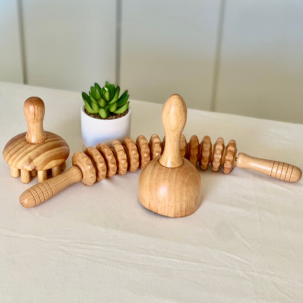 Outils de maderothérapie en bois